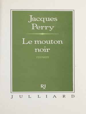 cover image of Le Mouton noir